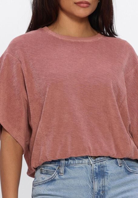 Roze BY-BAR T-shirt NUKI SLUB TOP - large