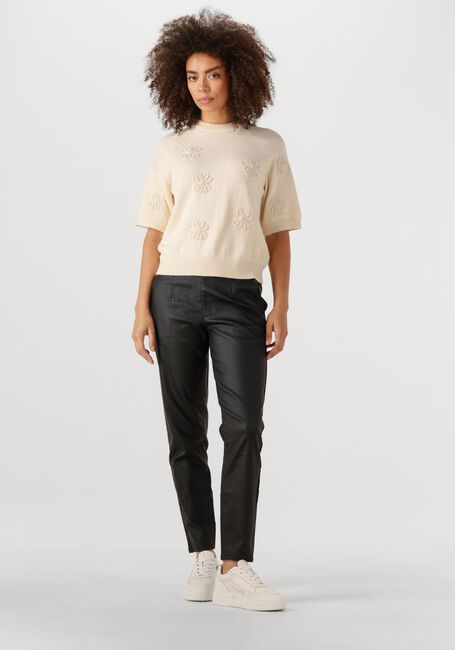 Zwarte OBJECT Pantalon OBJBELLE LISA COATED PANT NOOS - large