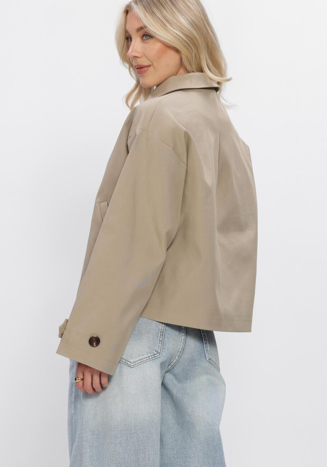 Beige NOTRE-V Trenchcoats NV-HELEEN - large