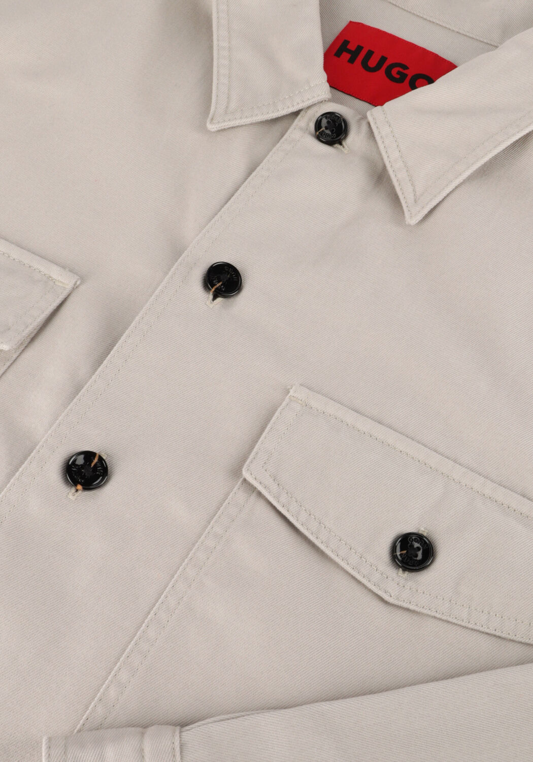 Lichtgrijze HUGO Overshirt ENALU - large