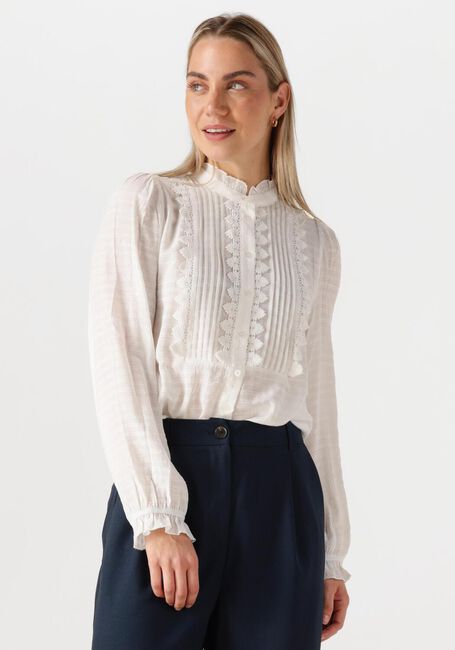 Witte LOLLYS LAUNDRY Blouses ARIELLL SHIRT LS - large