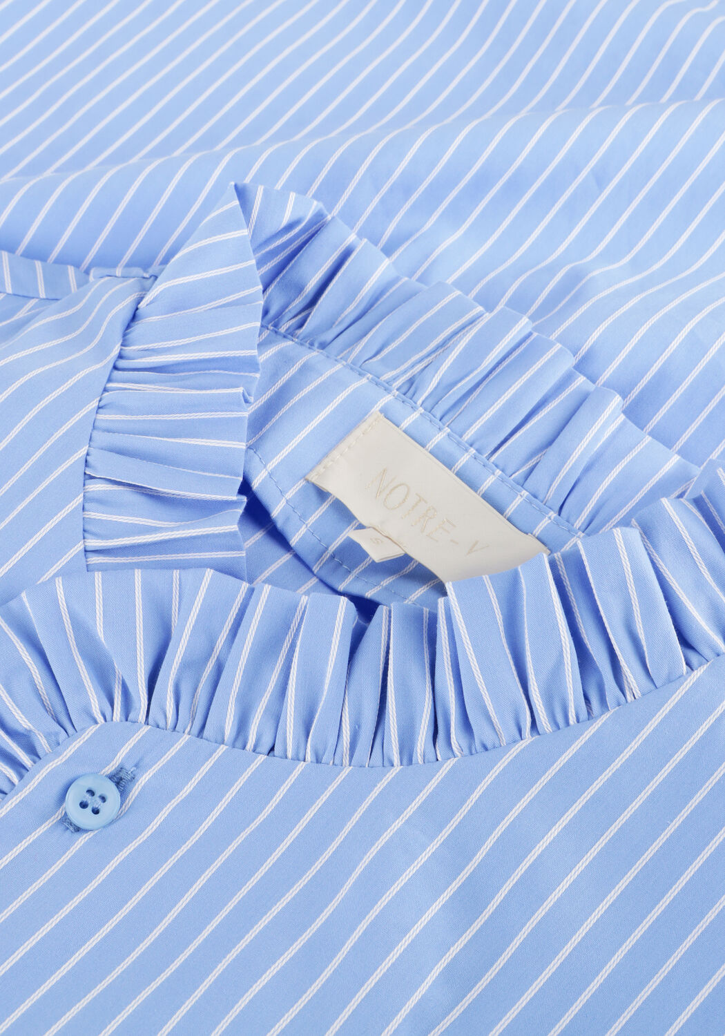 Lichtblauwe NOTRE-V Maxi jurk NV-HENRICA - large