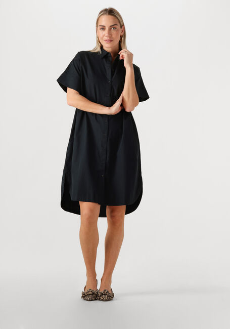 Zwarte SELECTED FEMME Mini jurk SLFBLAIR 2/4 SHORT SHIRT DRESS - large