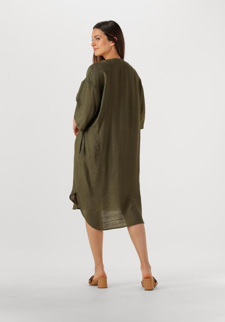 Olijf CO'COUTURE Midi jurk CARYNCC PLEAT TUNIC DRESS - large