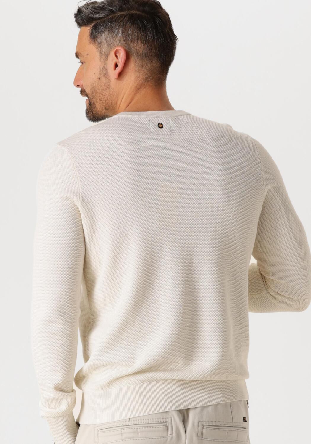 PME LEGEND Heren Truien & Vesten R-neck Cotton Modal Beige