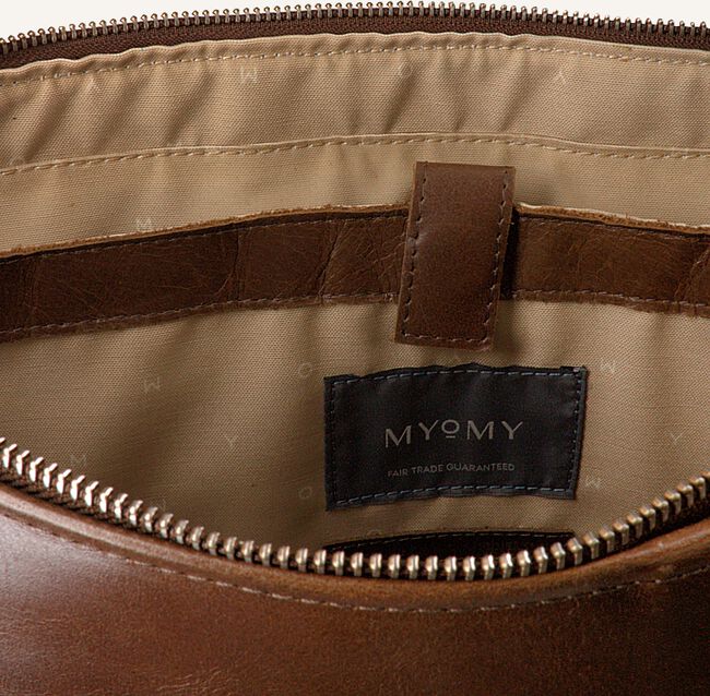 Bruine MYOMY Handtas MY PAPER BAG WRAPPED WORKBAG Bruine MYOMY Handtas MY PAPER BAG WRAPPED WORKBAG - large