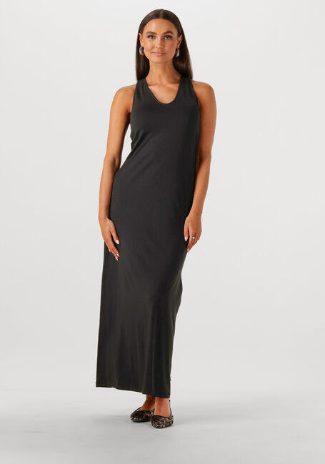 Zwarte JANSEN AMSTERDAM Maxi jurk FEIJA JURK V 571 - large