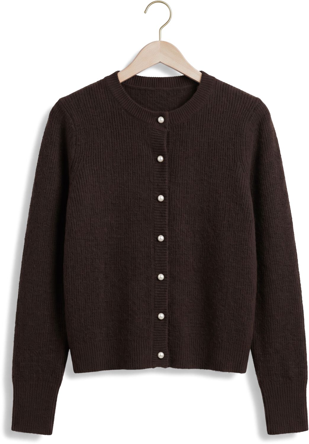 NEO NOIR Dames Truien & Vesten Nuna Knit Cardigan Bruin