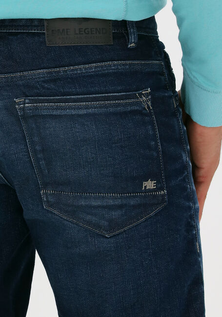 Donkerblauwe PME LEGEND Shorts TAILWHEEL SHORTS DARK BLUE DESTROY - large