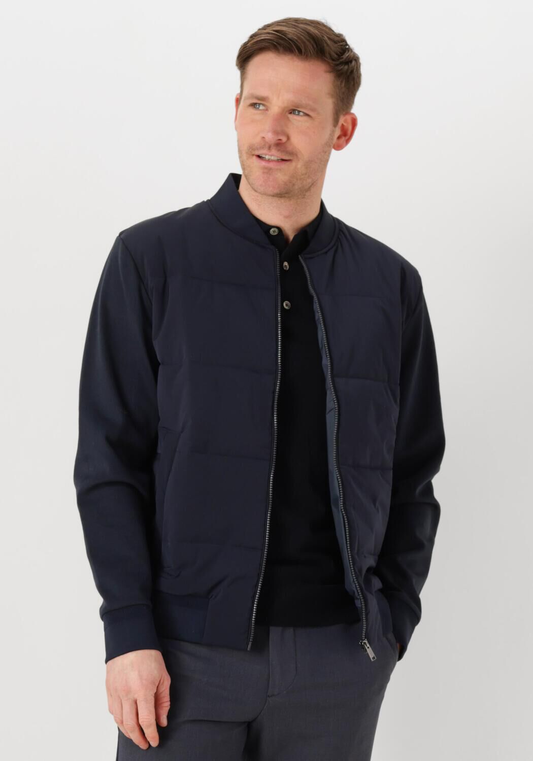 Boss Black Veelzijdige H-Skiles Jas voor Heren Blue Heren
