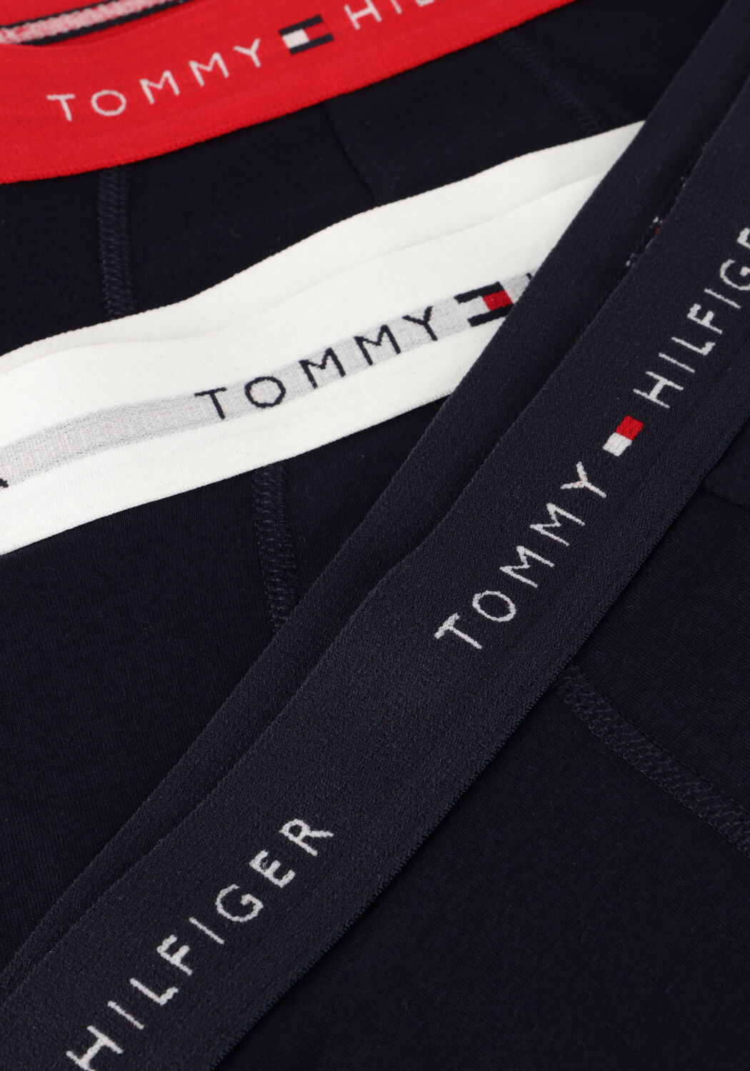 Donkerblauwe TOMMY HILFIGER Boxershorts 3P BOXER BRIEF WB - large