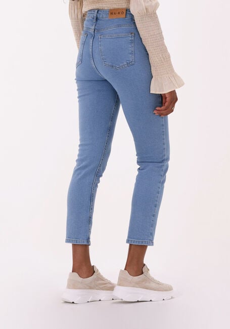 Blauwe NA-KD Skinny jeans BUTTON UP SKINNY JEANS - large