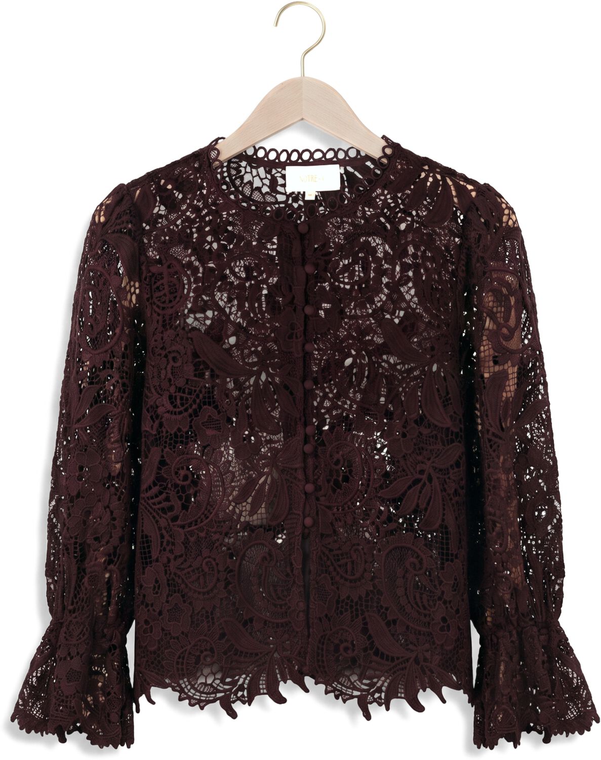NOTRE-V Dames Blouses Nv-isolde Bordeaux