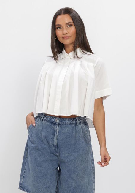 Witte Y.A.S. Blouses YASSKYMA SS SHORT SHIRT S. - large