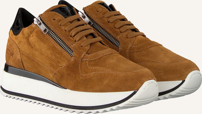 Cognac RED-RAG Lage sneakers 76658 Cognac RED-RAG Lage sneakers 76658 - large