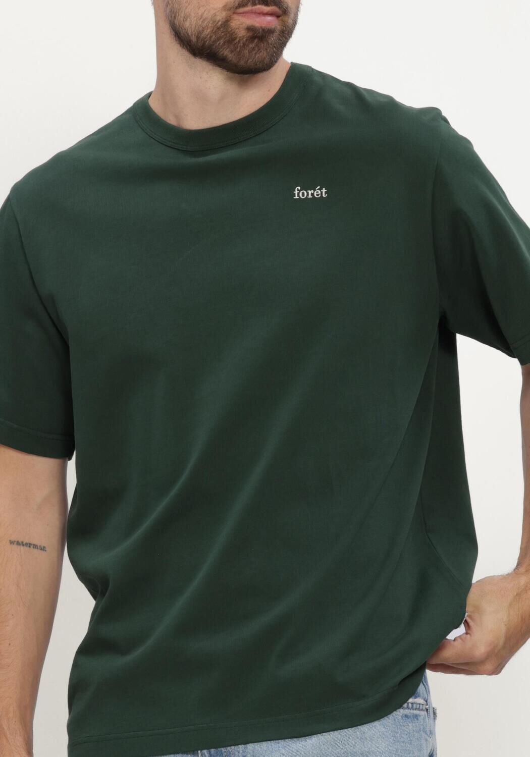 Groene FOR&Eacute;T T-shirt OAK TSHIRT - large