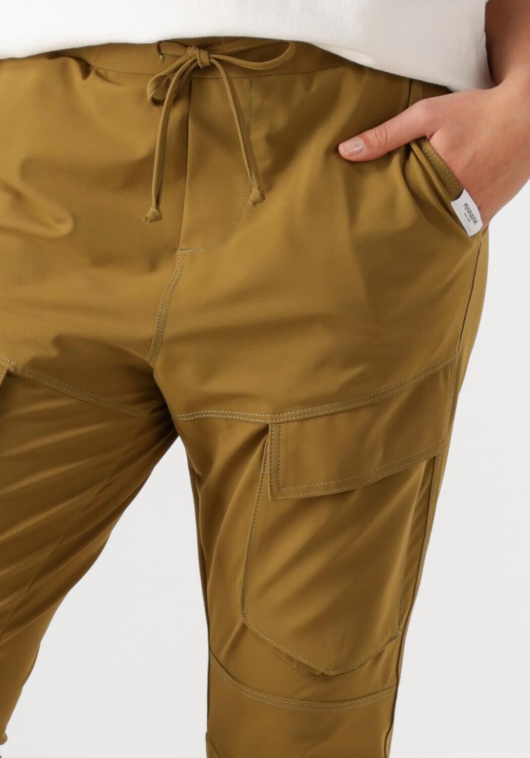PENN & INK Dames Broeken Trousers S25m-cargo Groen
