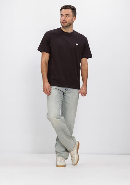 Zwarte LACOSTE T-shirt CLASSIC FIT BACK PRINT HEAVY JERSEY T-SHIRT - large