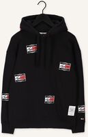 Zwarte TOMMY JEANS Sweater TJM TIMELESS DISTORTION HOODIE Zwarte TOMMY JEANS Sweater TJM TIMELESS DISTORTION HOODIE - medium