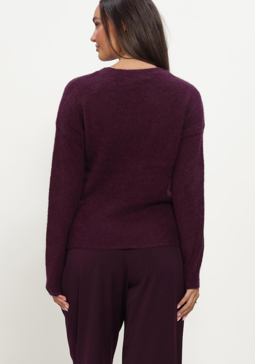 Plum MSCH COPENHAGEN Trui MSCHFESTINA HOPE PULLOVER - large