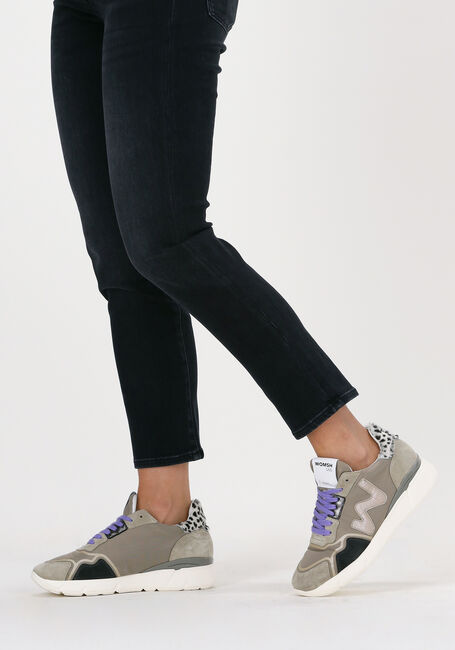 Taupe WOMSH Lage sneakers RUNNY DAMES - large