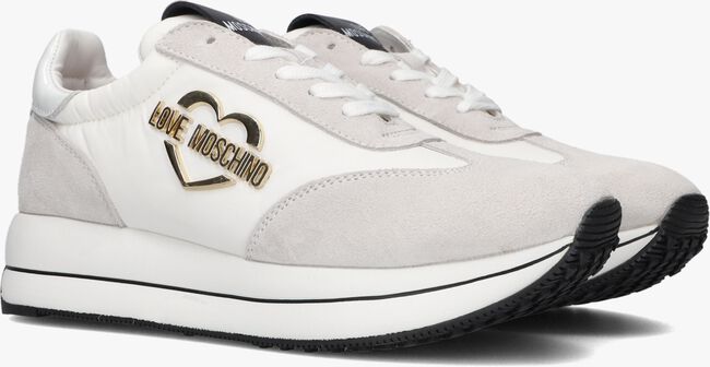 Witte LOVE MOSCHINO Lage sneakers JA15074 - large