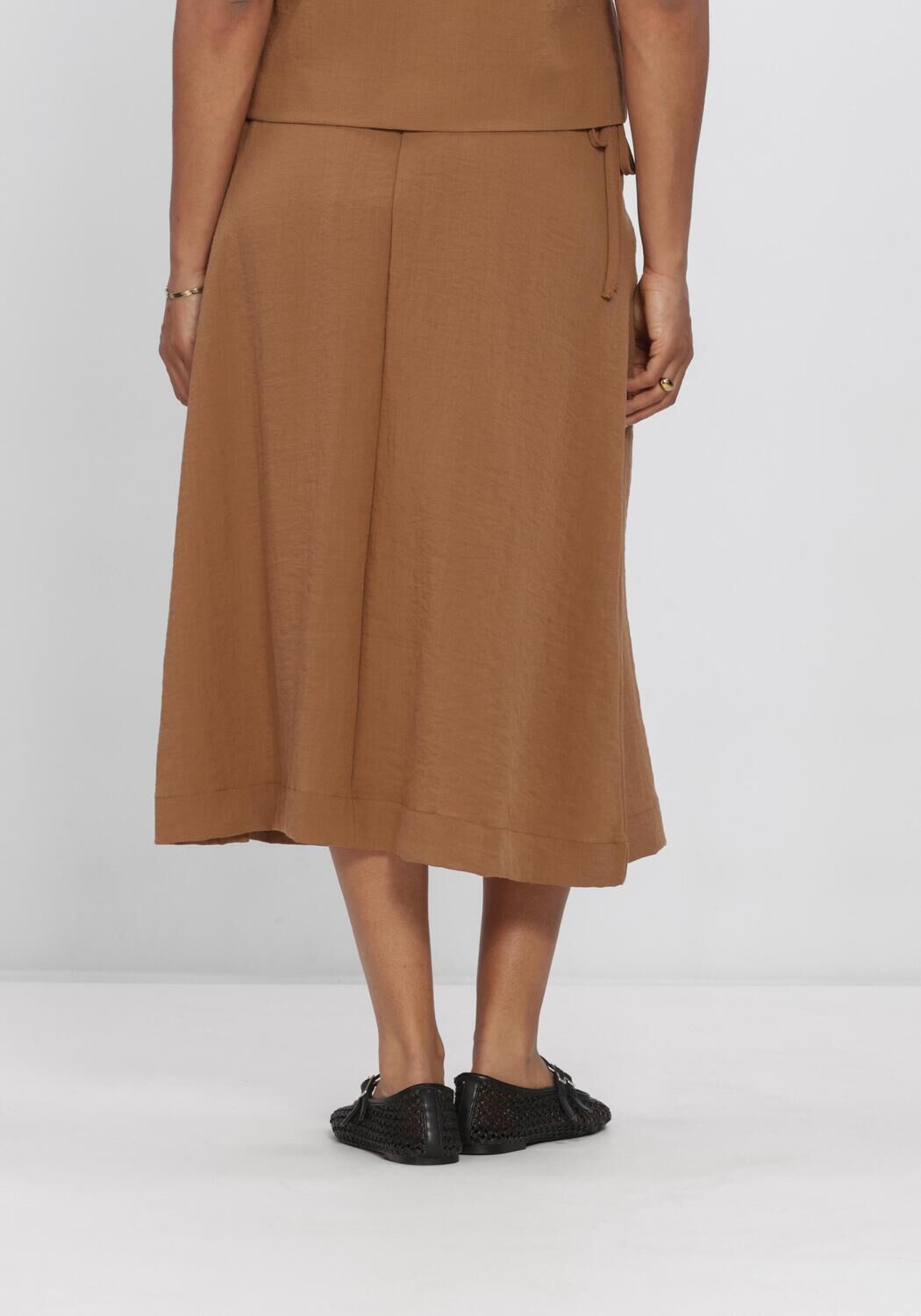Bruine OBJECT Midirok OBJRINI MIDI SKIRT 145 ND - large