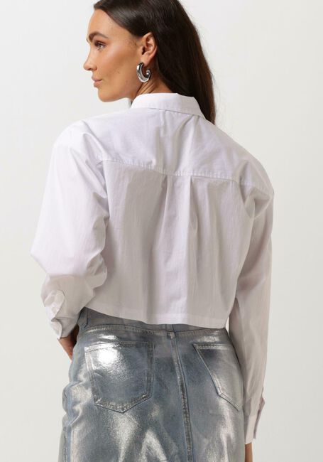 Witte CO'COUTURE Blouses COTTON CRISP CROPPED SHIRT - large