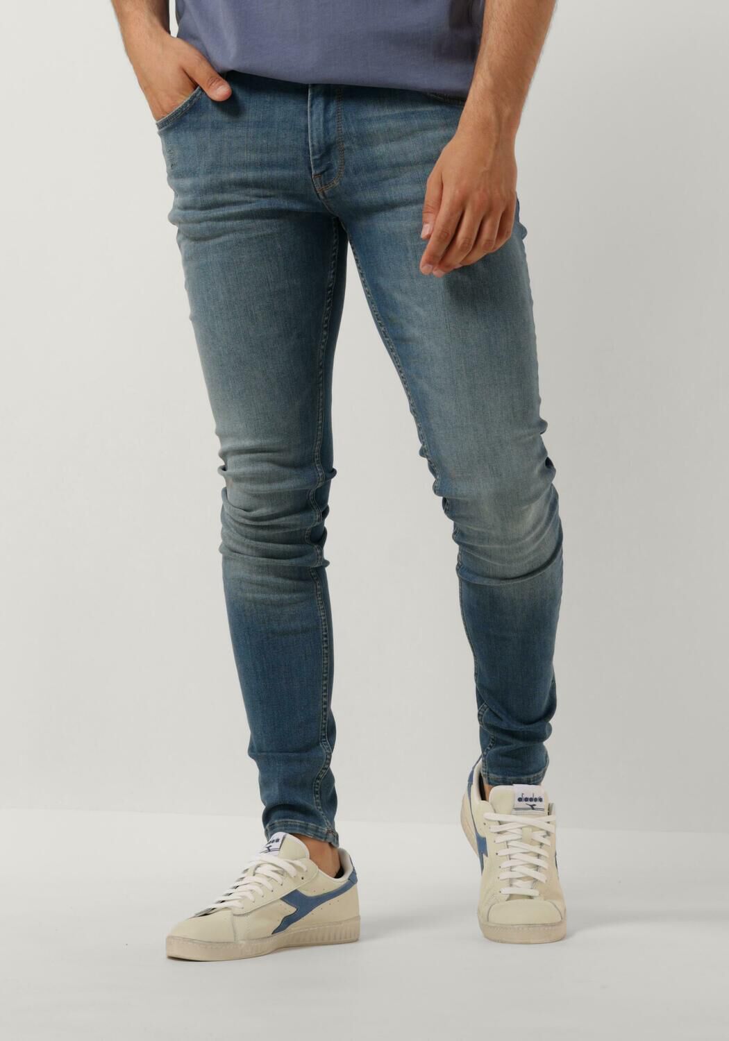 PURE PATH Heren Jeans W1201 The Dylan Blauw