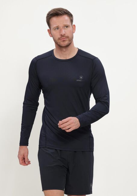 Donkerblauwe AIRFORCE Sportshirts PERFORMANCE LIGHT THERMO LONGSLEEVE - large