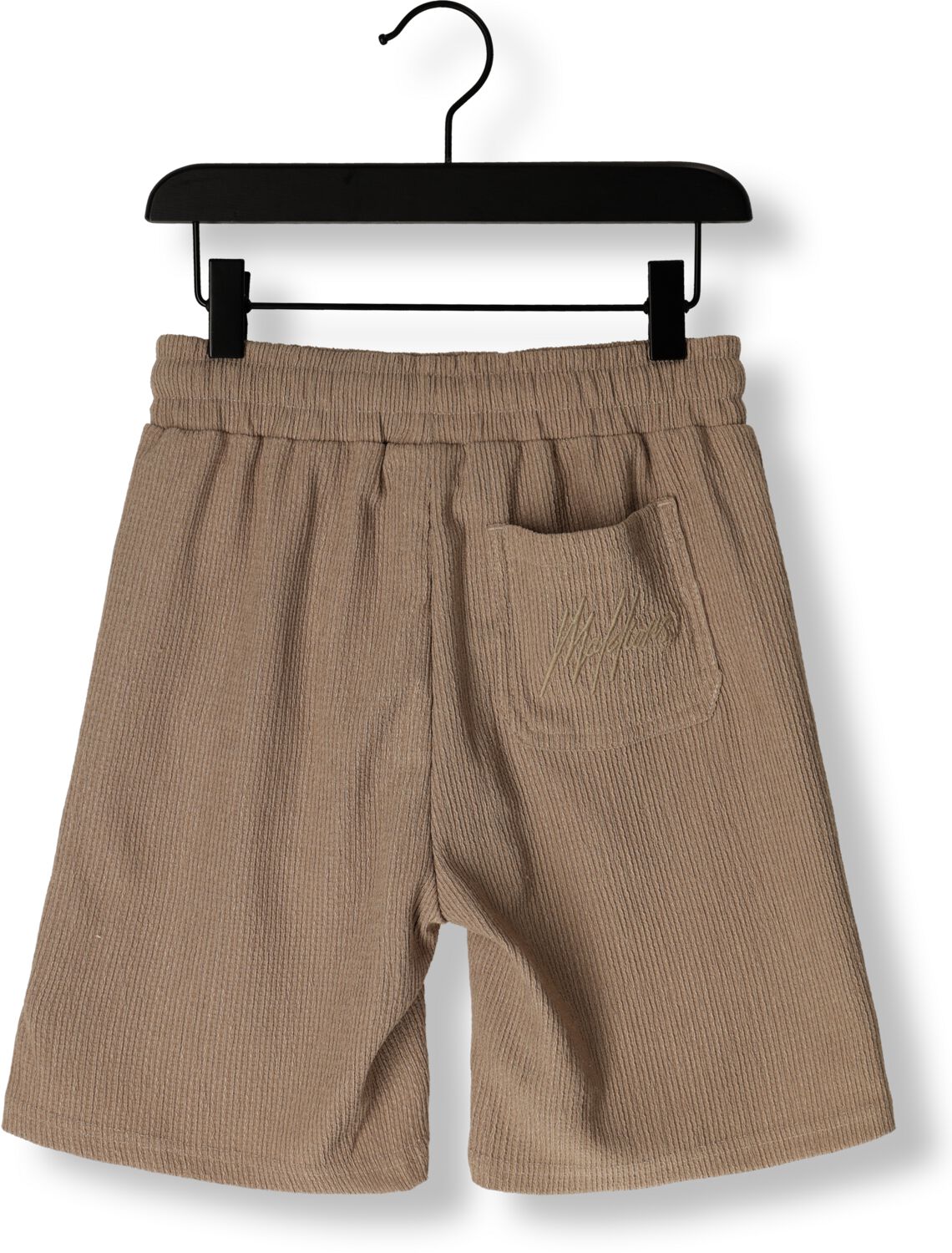 MALELIONS Jongens Broeken Seersucker Shorts Beige