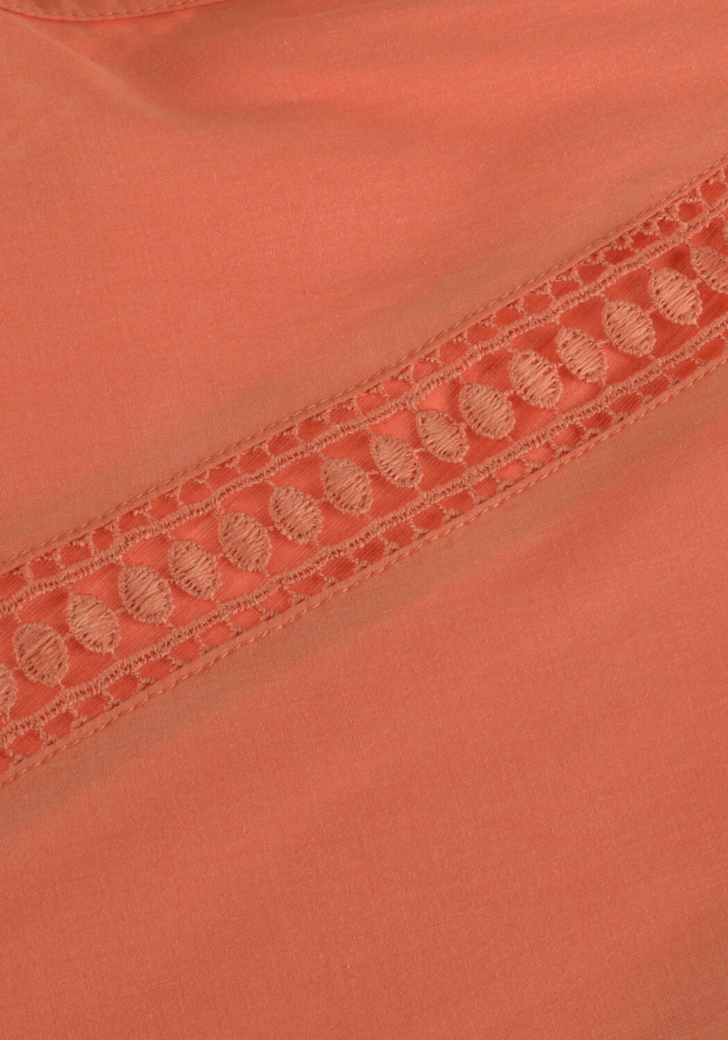 Oranje SUMMUM Blouses TOP LACE ACCENT TENCEL/COTTON - large