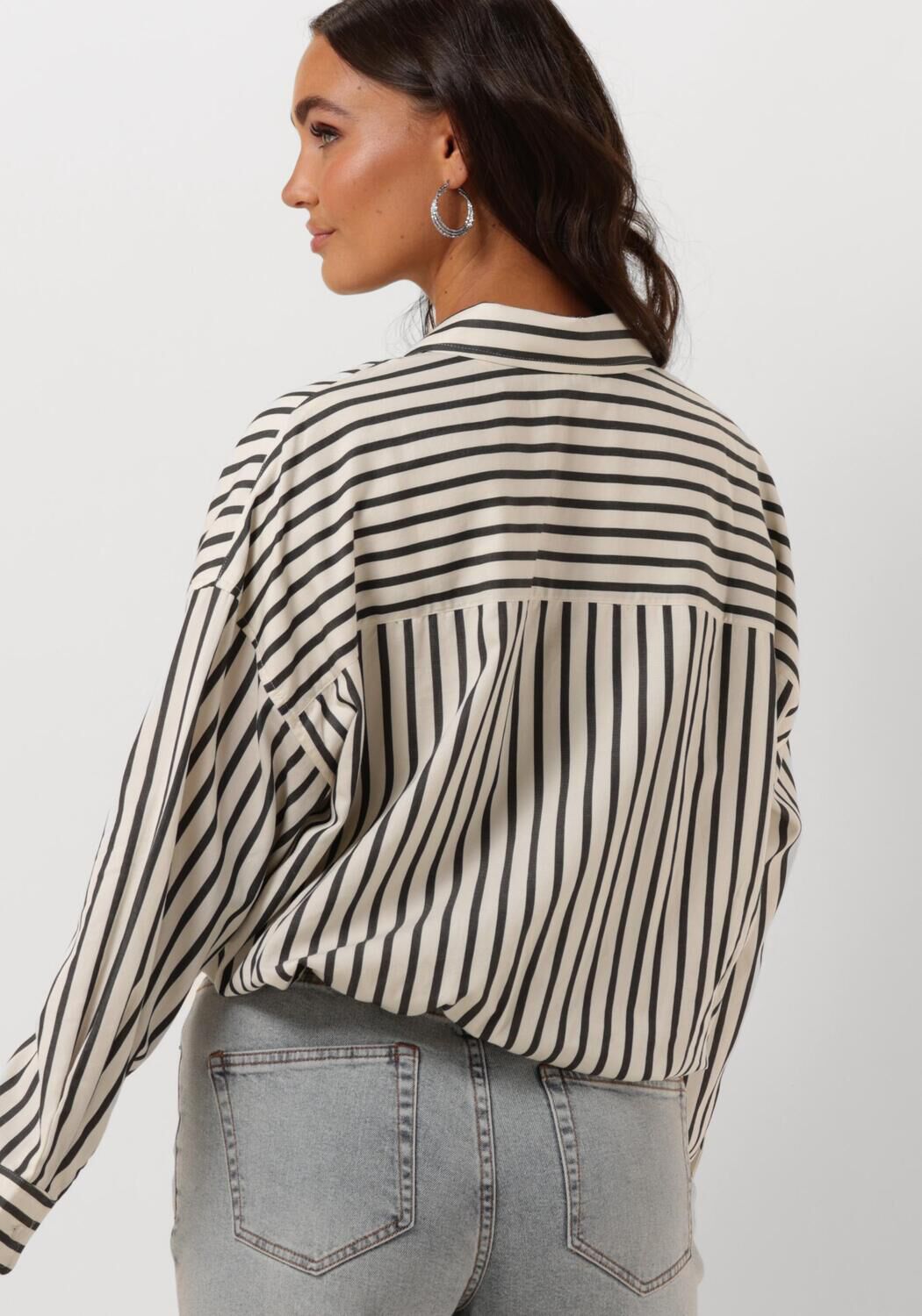CATWALK JUNKIE Dames Blouses Cropped Button Up Blouse Ecru