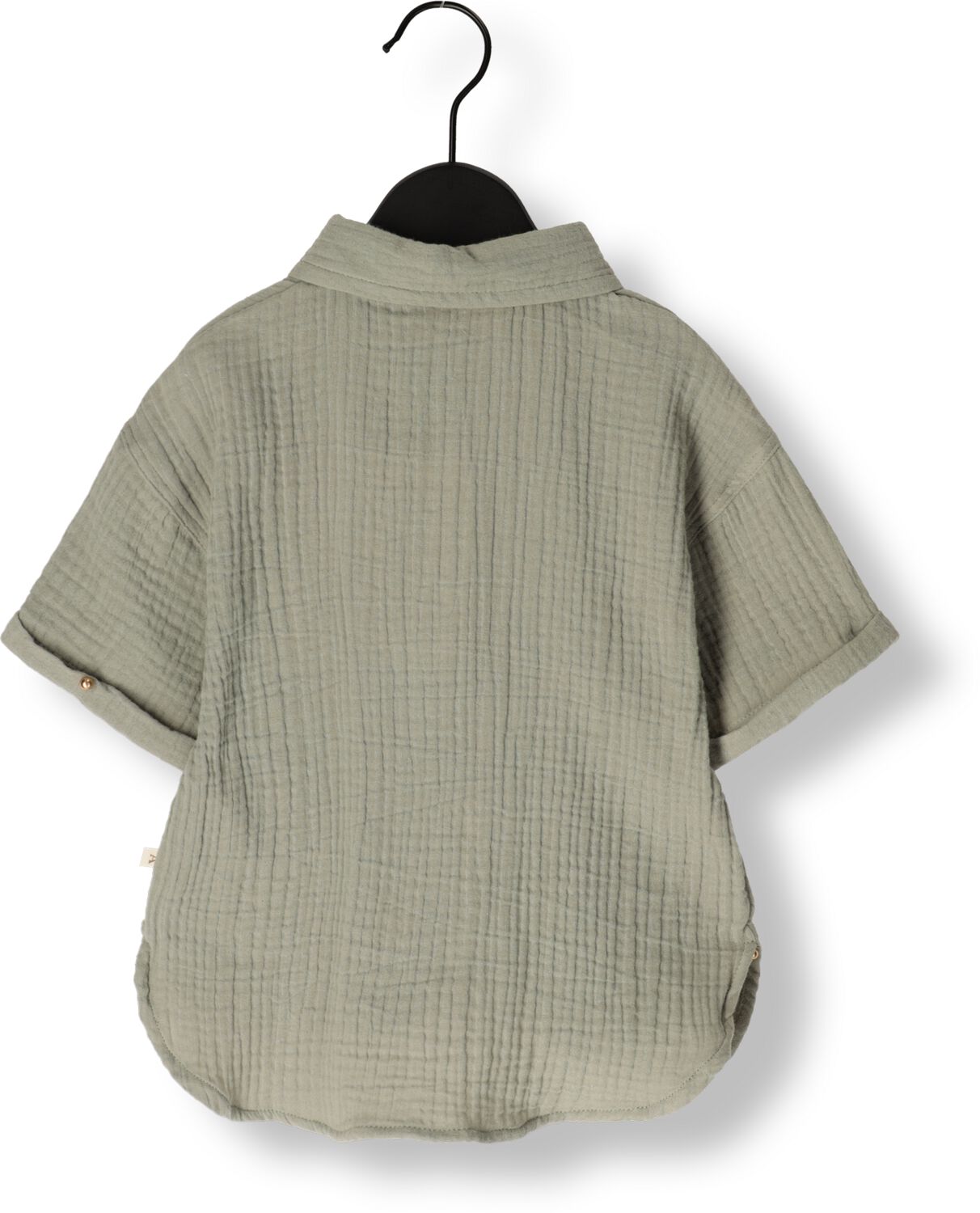 LIL' ATELIER Jongens Overhemden Nmmjanu Ss Loose Shirt Lil Grijs