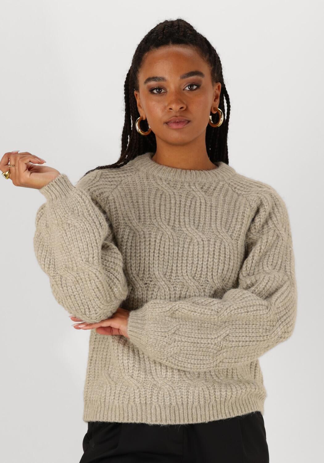 Y.A.S. Dames Truien & Vesten Yasbola Ls Knit Pullover Kit