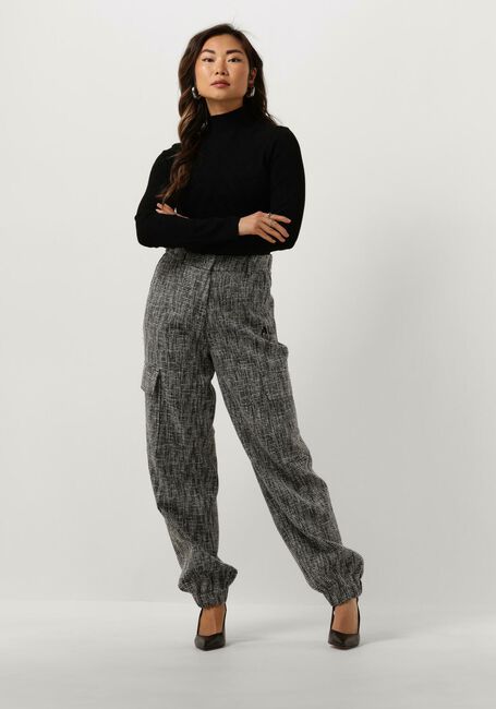 Zwarte ALIX THE LABEL Tops & T-shirts LADIES KNITTED A MESH TOP - large