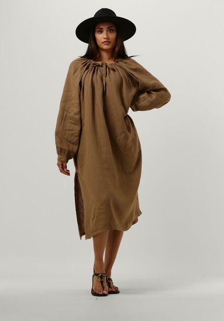 Bruine SEMICOUTURE Midi jurk CLARALIE - large