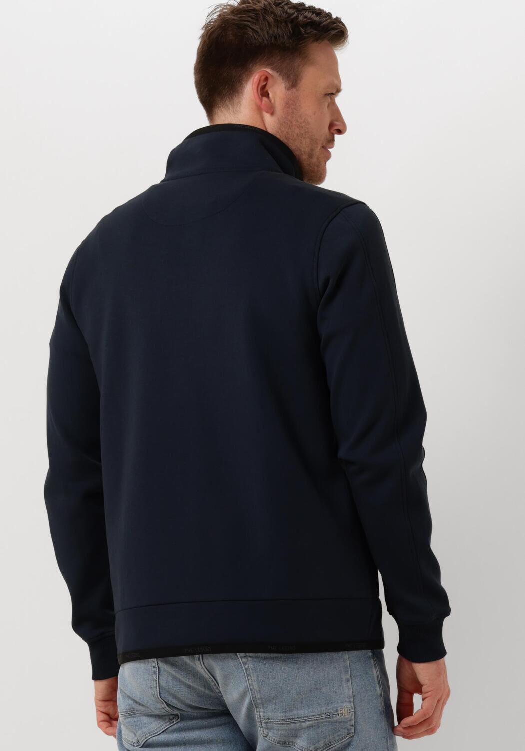 PME LEGEND Heren Jassen Zip Jacket Interlock Blauw