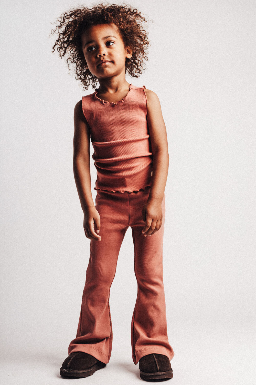 Roze BAJE STUDIO Flared broek SIERRA - large