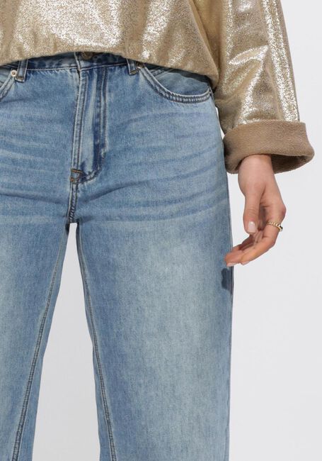 Lichtblauwe SUMMUM Broeken JEANS COCOON LEG VINTAGE COTTON TWILL - large