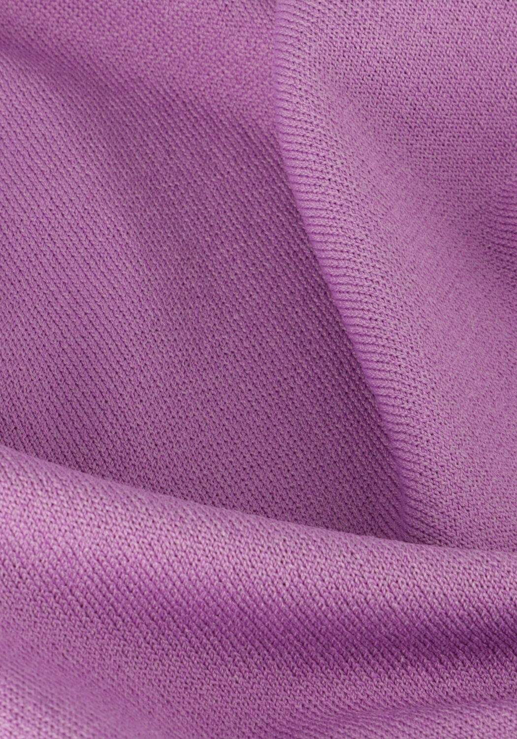 Paarse JANSEN AMSTERDAM Top K136 KNITTED TOP 3/4 PUFFED SLEEVE - large