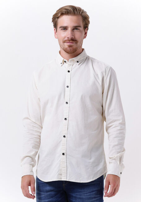 Witte DSTREZZED Casual overhemd BUTTON DOWN SHIRT BABYCORD - large