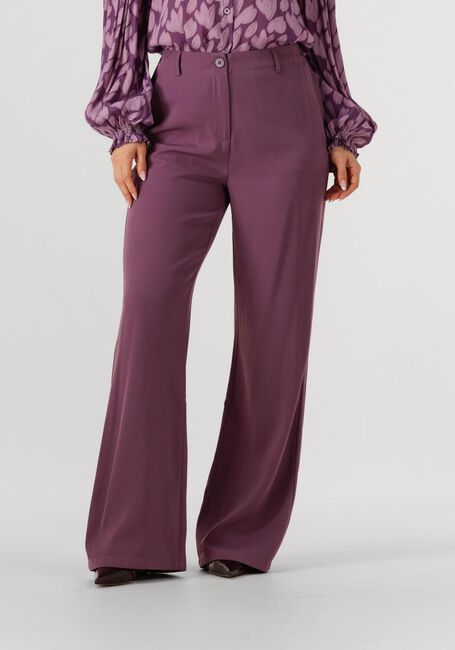 Paarse YDENCE Wijde broek PANTS SOLANGE - large