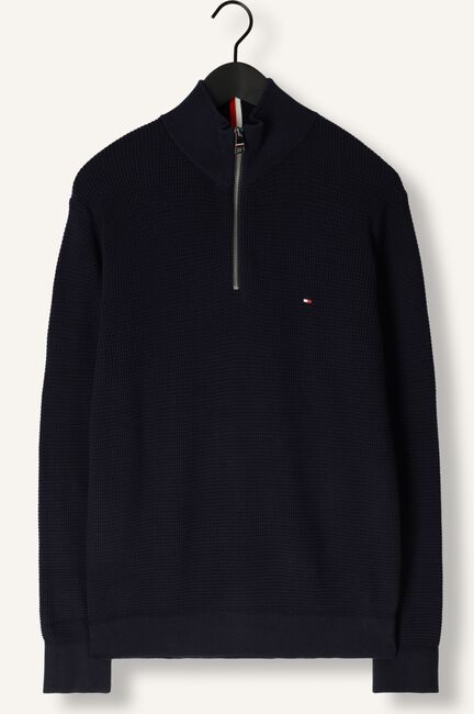 Blauwe TOMMY HILFIGER Trui REFINED STRUCTURE ZI Blauwe TOMMY HILFIGER Trui REFINED STRUCTURE ZI - large
