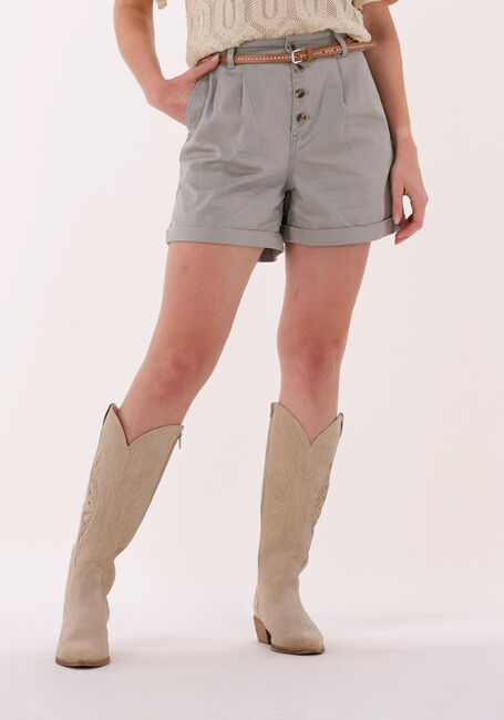 Khaki OBJECT Shorts OCEAN HW TWILL SHORTS - large
