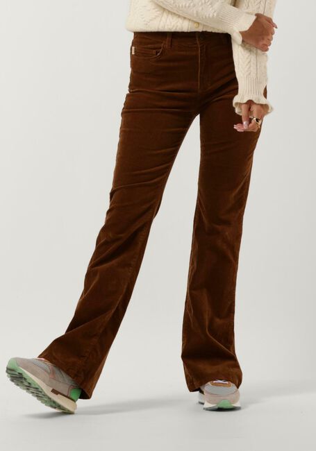 Roei uit Wrak Ben depressief Bruine FABIENNE CHAPOT Flared broek EVA CORDUROY FLARE TROUSERS | Omoda