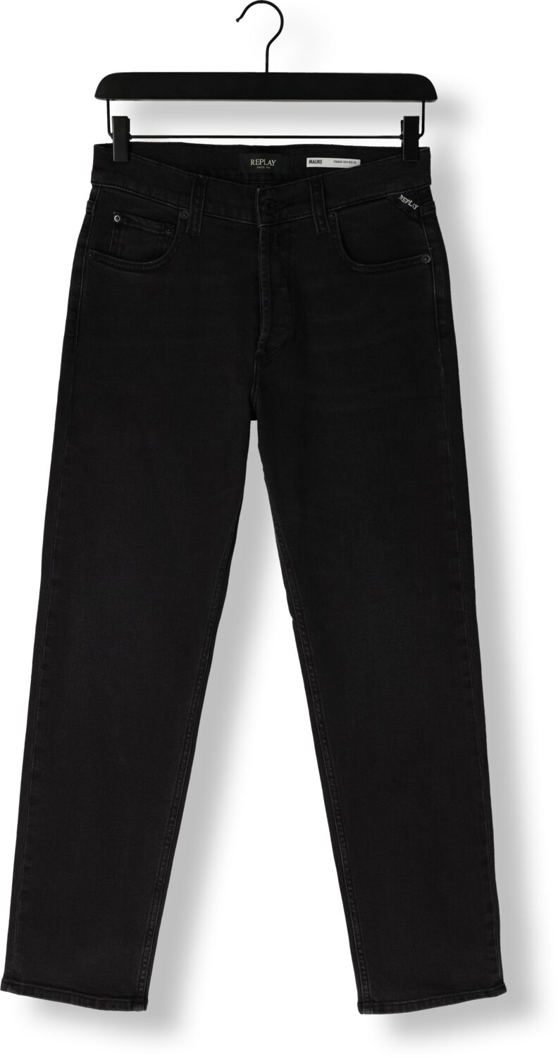 REPLAY Dames Jeans Maijke Straight Pants Zwart