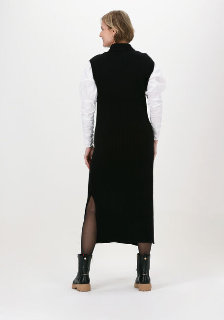 Zwarte MSCH COPENHAGEN Midi jurk VESLA SL DRESS - large