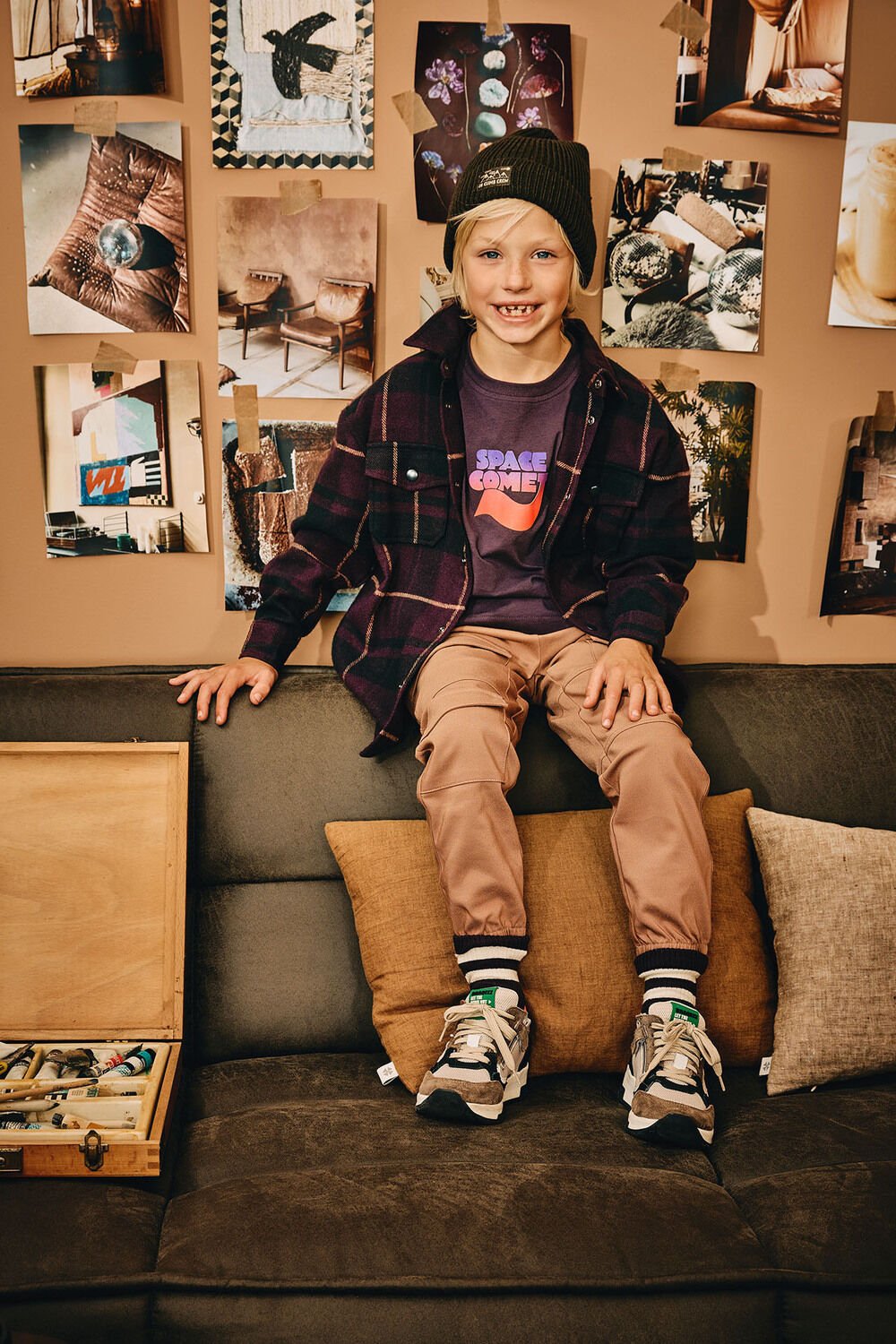 Z8 Jongens Broeken Lenny Bruin