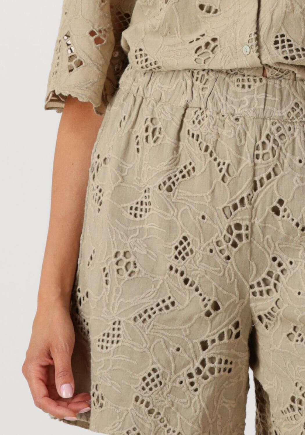 Y.A.S. Dames Broeken Yassagga Shorts Groen